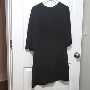 MM Lafleur khaki silk dress